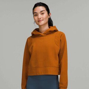 Lululemon Loungeful Cropped Hoodie - Butternut brown